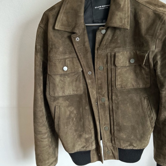 Club Monaco goat leather jacket - Picture 3 of 10